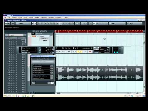 קיובייס 6 – מציאת טמפו של שיר שלם – קורס לימודי CUBASE קיובייס במכללת BPM