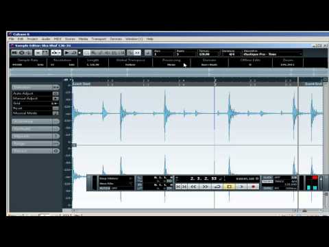 קיובייס 6 – מציאת טמפו של אודיו – קורס לימודי CUBASE קיובייס במכללת BPM