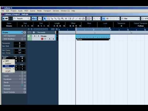 קיובייס 6 – Humanize MIDI Drums – קורס לימודי CUBASE קיובייס במכללת BPM